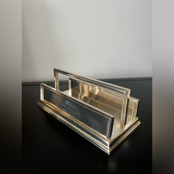 Metal Pottery Barn Bundle (Mail Organizer , Clock , Candle Holder ) - Picture 5 of 11